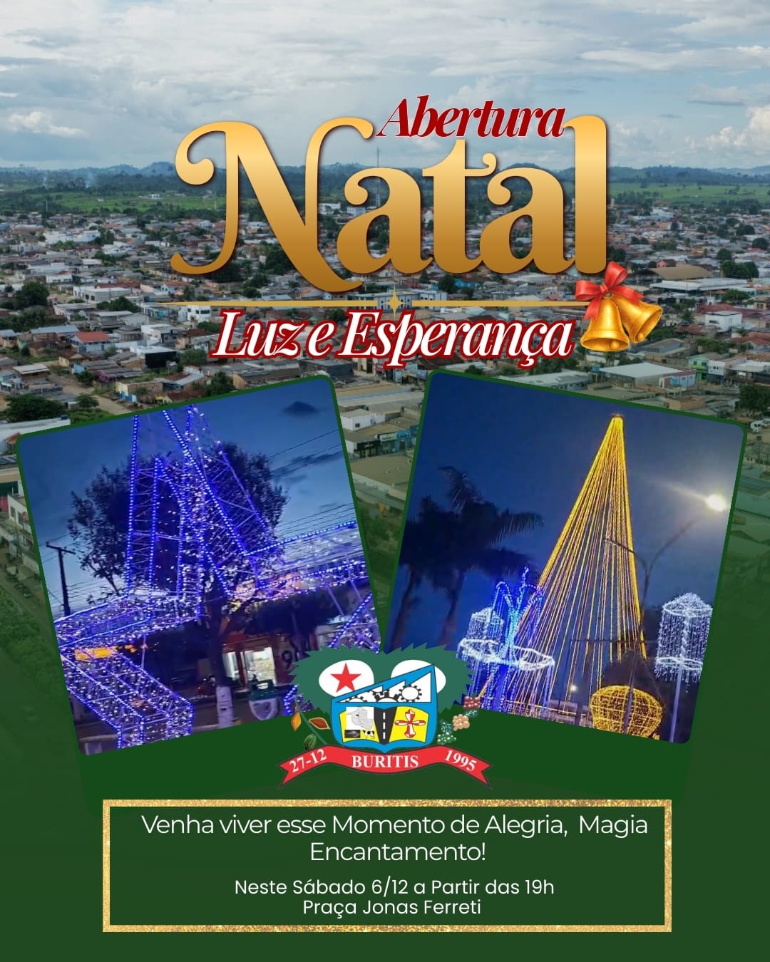 LUZ E ESPERANÇA - CHEGAM NOVAMENTE PARA ILUMINAR NOSSOS CAMINHOS